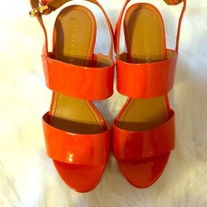 Franco Sarto Cork Platform Wedge Sandal NEW